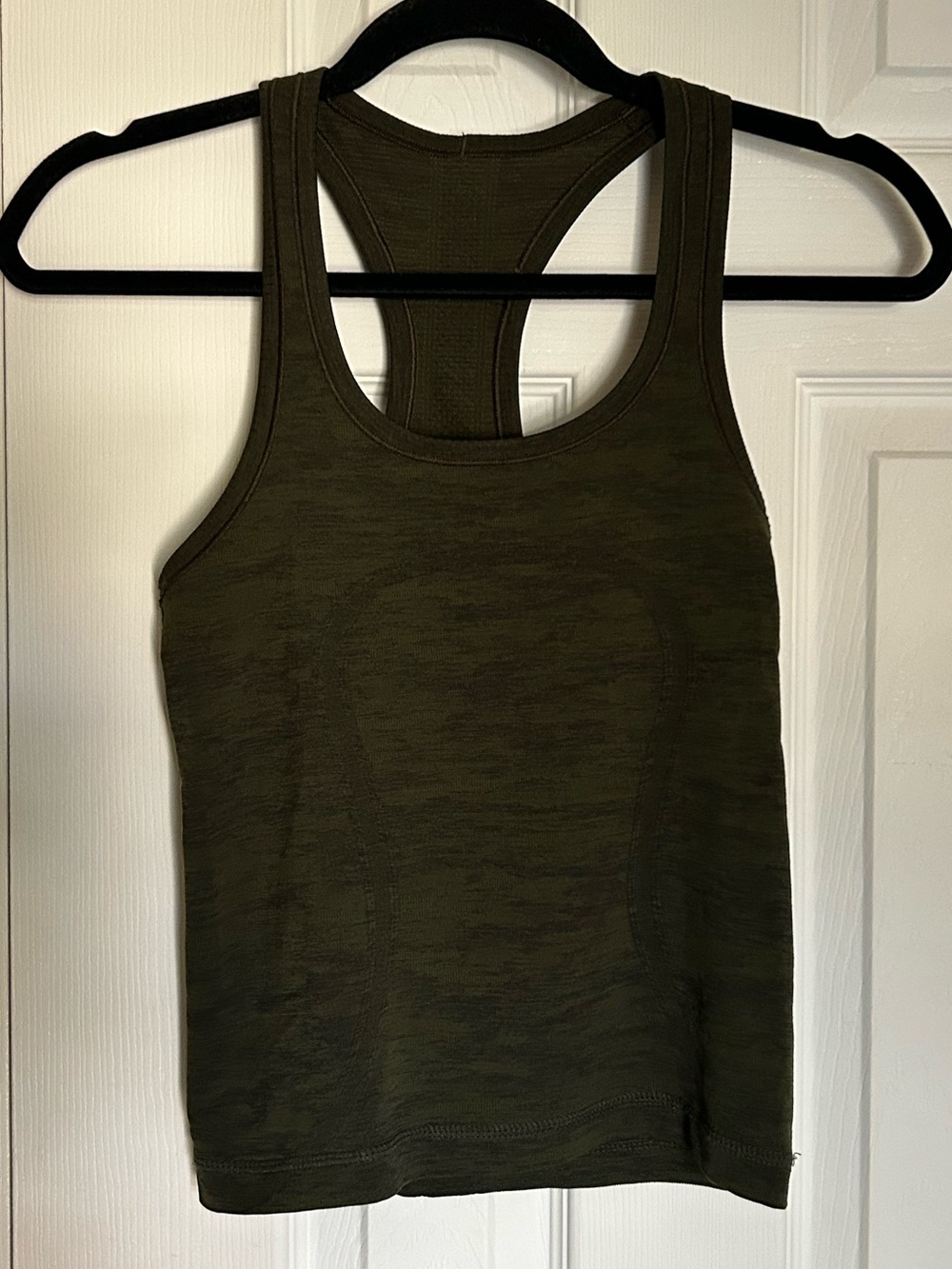 lululemon athletica Olive Green Camouflage Racerback Tank - size XS